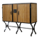 1960s rattan sideboard similar to Audoux & Minnet.
