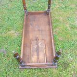 Rectangular coffee table with 1 drawer, solid wood, late 19th, early 20th century