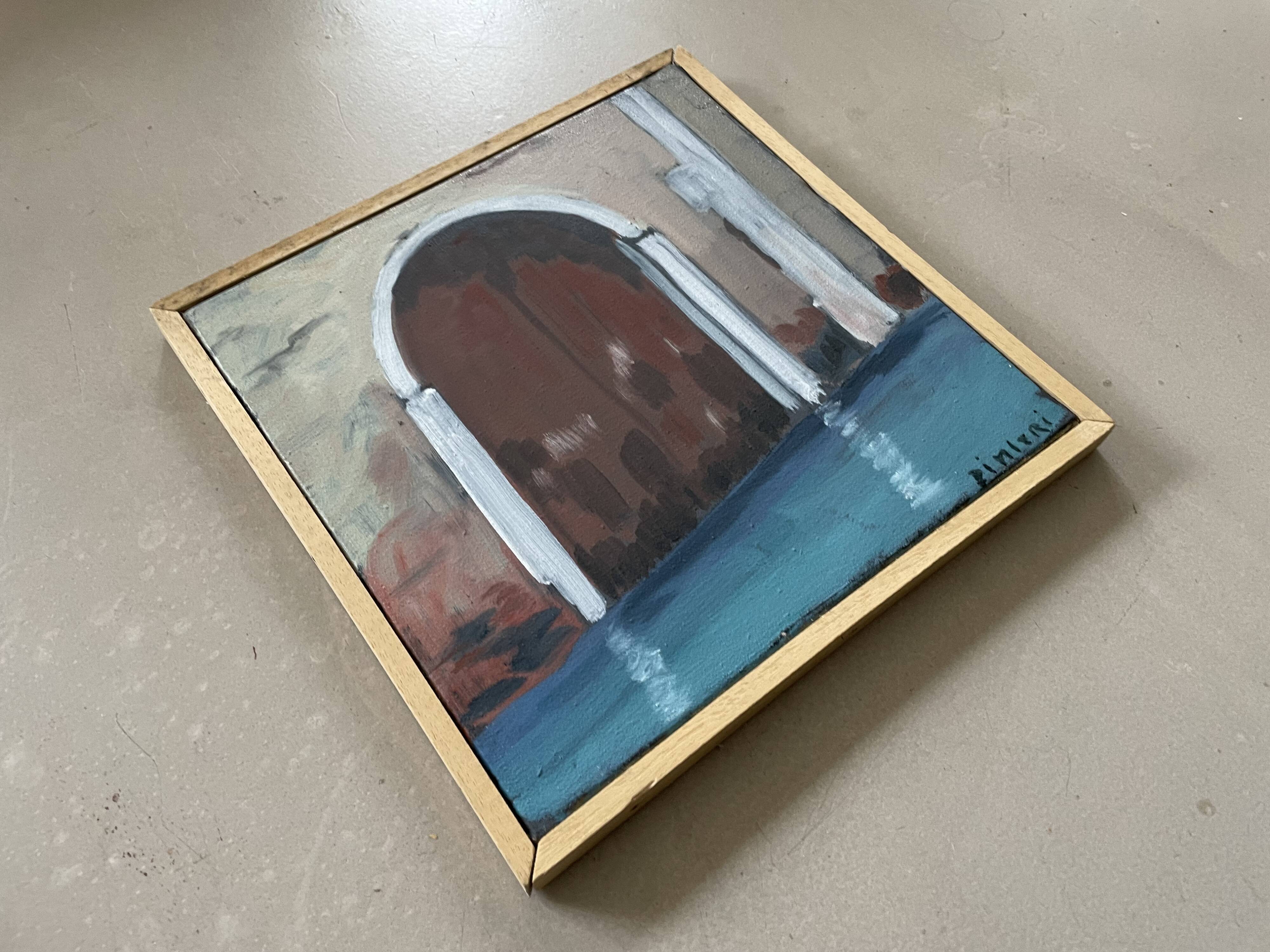 Oil on canvas signed Dimitri