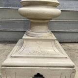 Carved wooden column