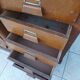 Apothecary or trade cabinet in fir with 53 drawers.
