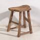 Antique stool in wabi-sabi style (c.1900) #9