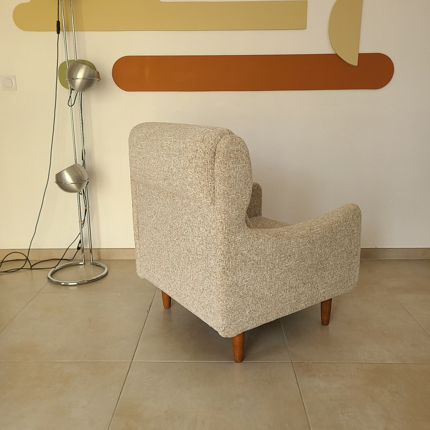 FS116 armchair called Dachshund design Michel Mortier edition Steiner vintage