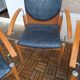 Set of four armchairs