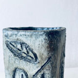 Square vase abstract decor