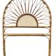 60s rattan headboard