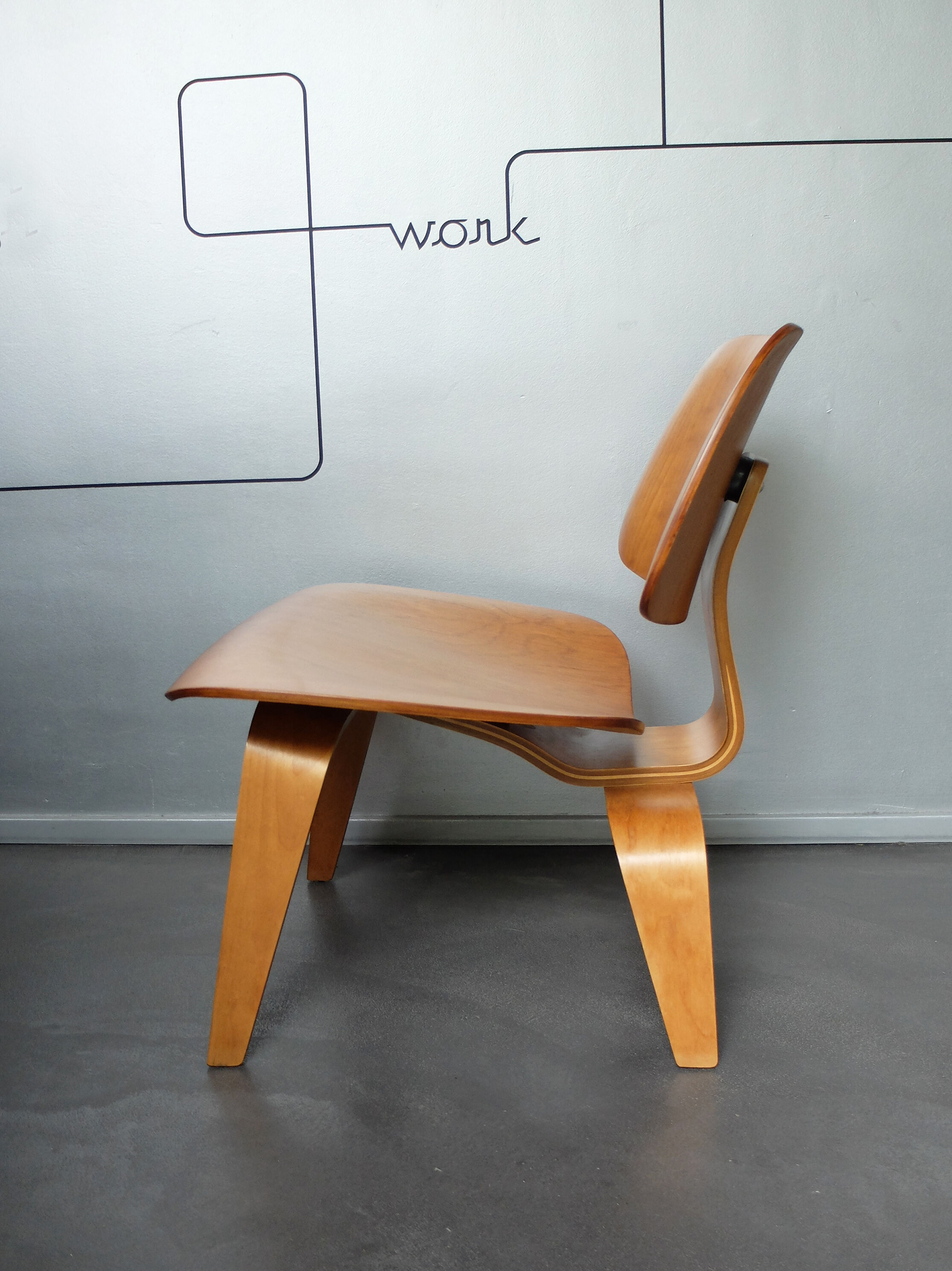 LCW Lounge Chair Wood Charles & Ray Eames for Herman Miller 1950