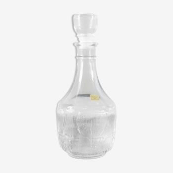 Carafe à liquoreux vintage en verre taillé