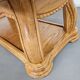 French solid oak coffee table 1970s