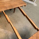 Table à manger ovale art deco extensible