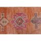 Vintage Turkish Oushak Handmade Wool Cotton Orange Runner Rug 80x372