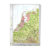 Map of the Netherlands 1962