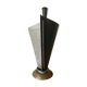 1950 umbrella stand, perforated sheet metal and brass