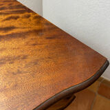 Corner shelf on a turned wooden stand