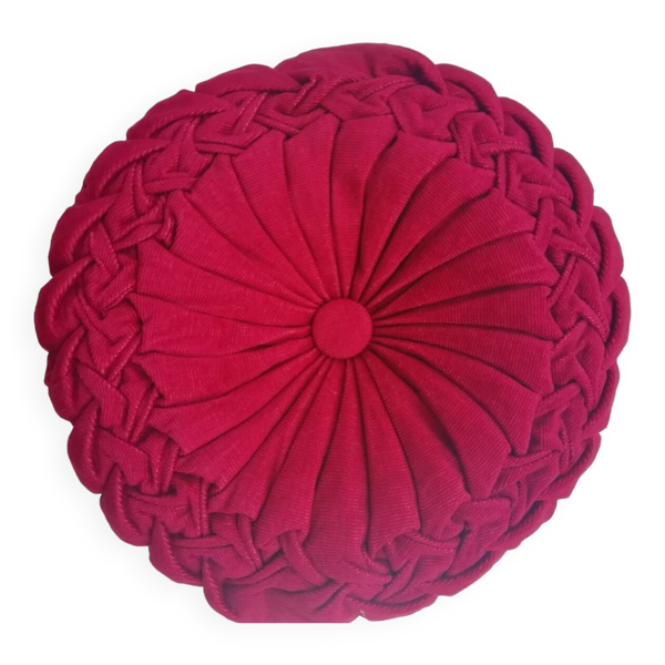 Coussin rond en velours — Beyit