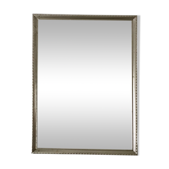 miroir en acier chromé années 40-50