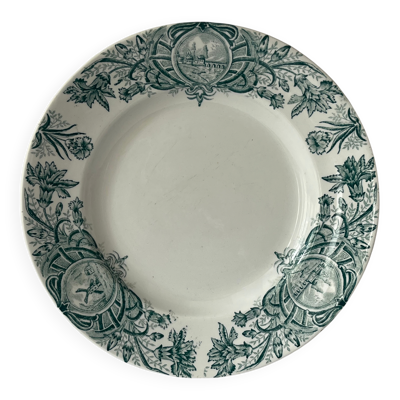 Assiette plate Terre de fer - A.Lebacqz & M. Bouchart