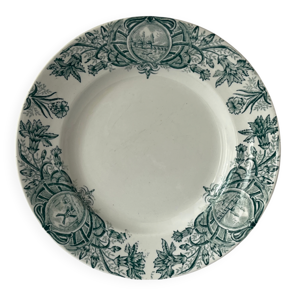 Assiette plate Terre de fer - A.Lebacqz & M. Bouchart
