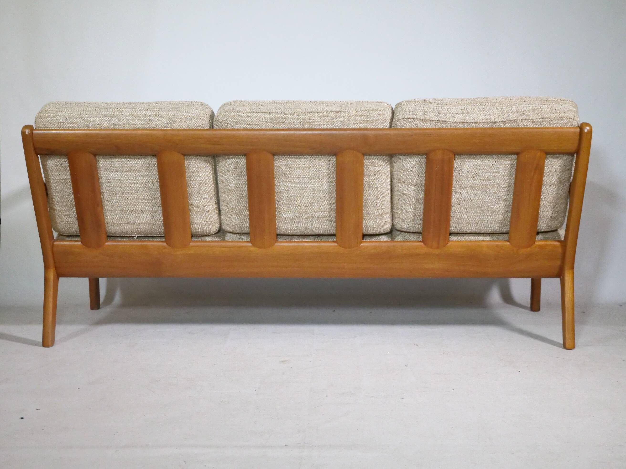Canapé 3 places design danois en teck par KS Möbler, années 1960