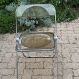 Vintage folding chair "plia" – giancarlo piretti, castelli 1969