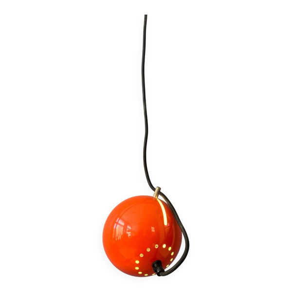 Suspension eyeball en métal rouge Artimeta