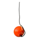 Small red adjustable Artimeta eyeball pendant lamp