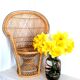 Emmanuelle armchair in doll rattan 48 cm