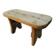 Wooden bench
