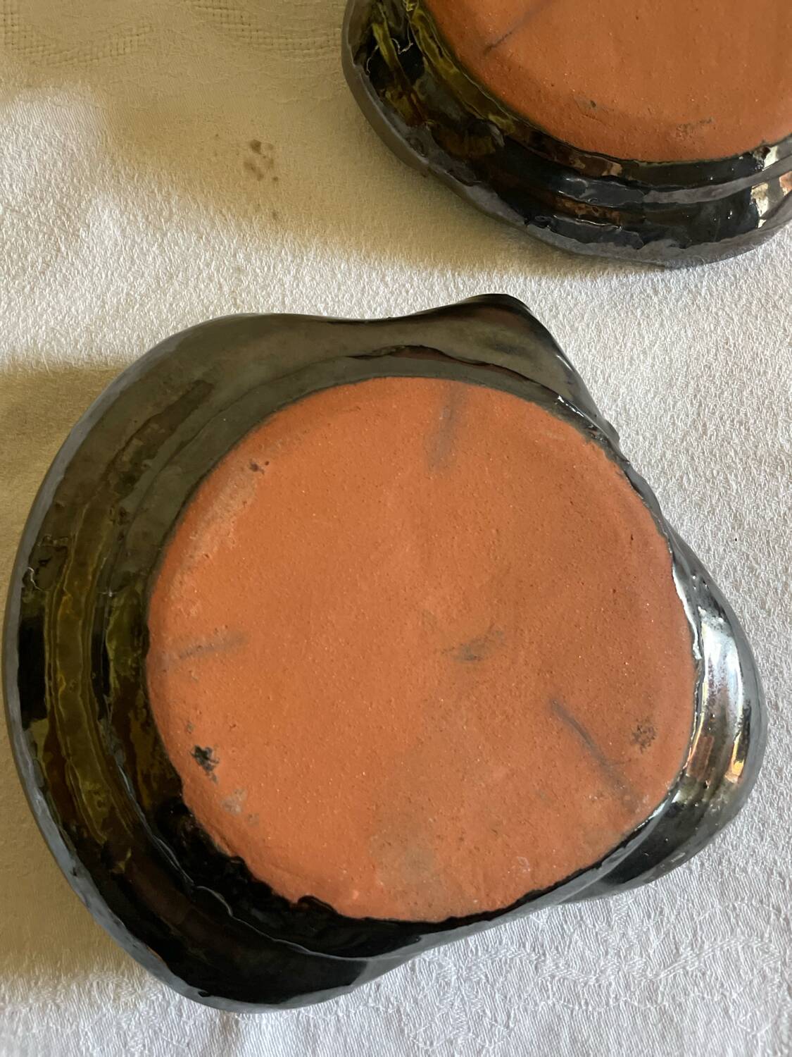 Vintage ceramic candle holders