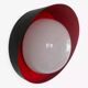 vintage glass globe metal wall light