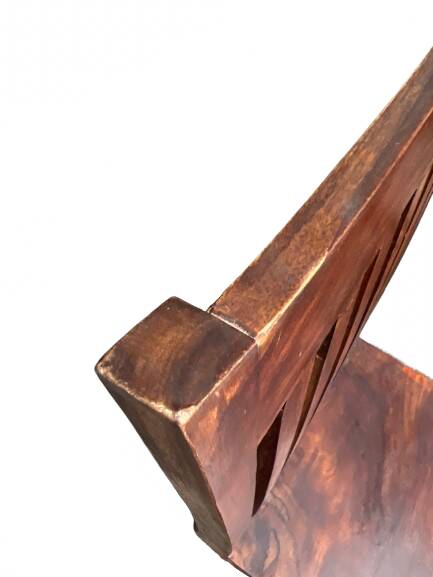 Set of six teak chairs