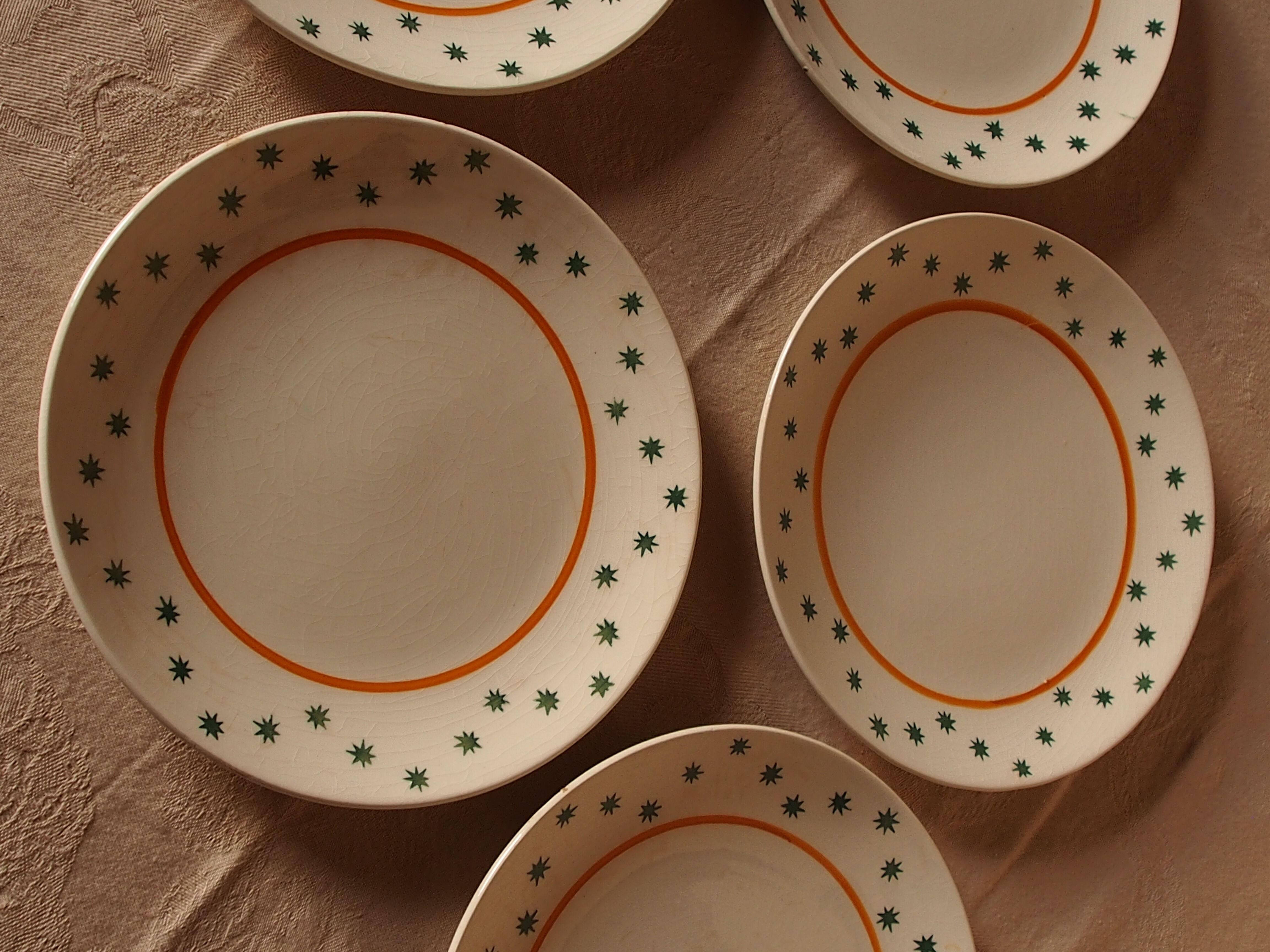 Set of 6 gien asiattes model Constellation creation millefleurs