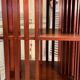Rotating teak bookshelf from the 60s-70s.
