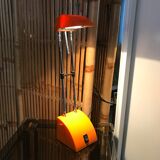 Orange telescopic desk lamp