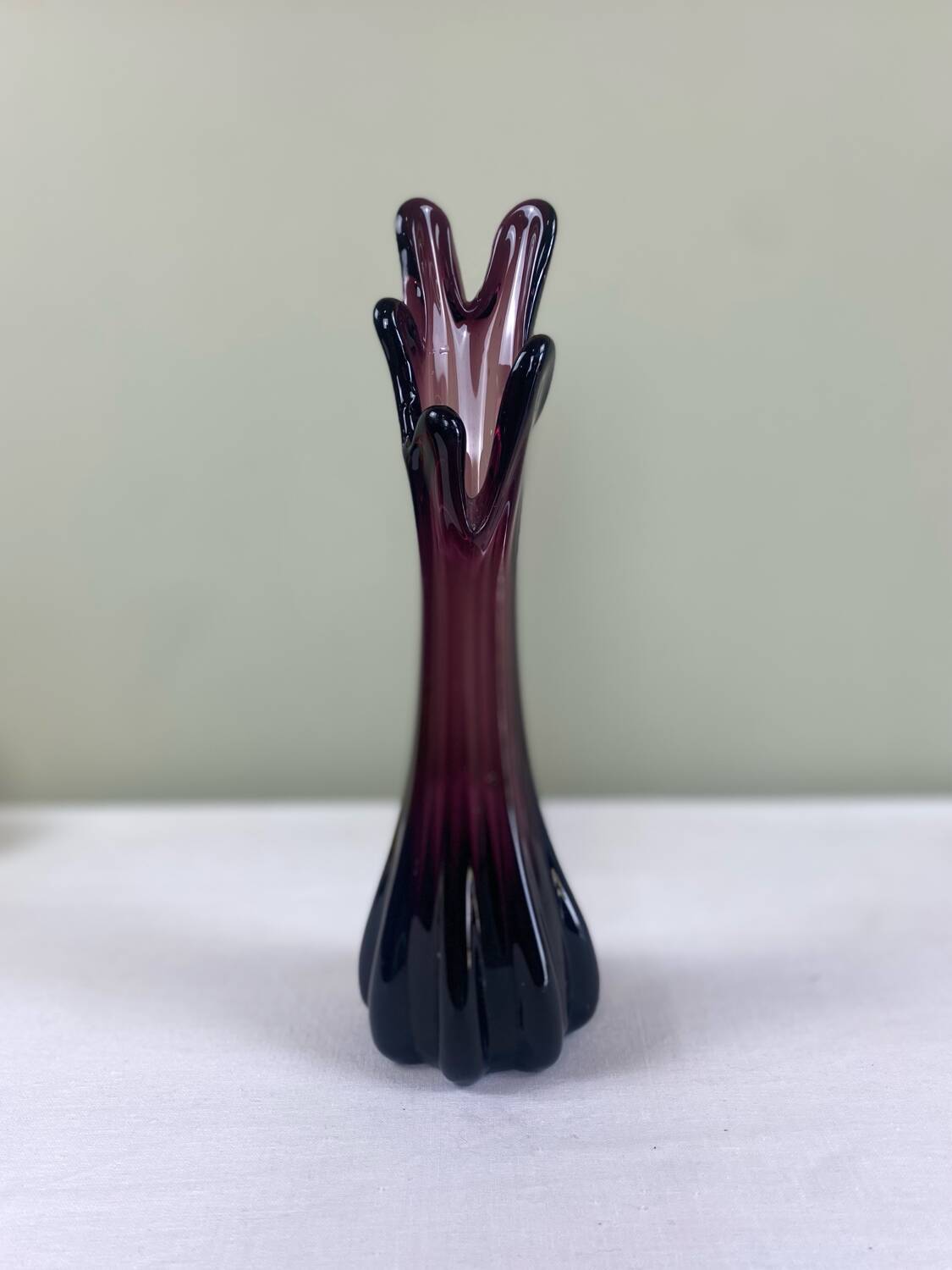 Vintage five-finger vase