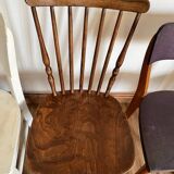 Set of 4 mismatched chairs