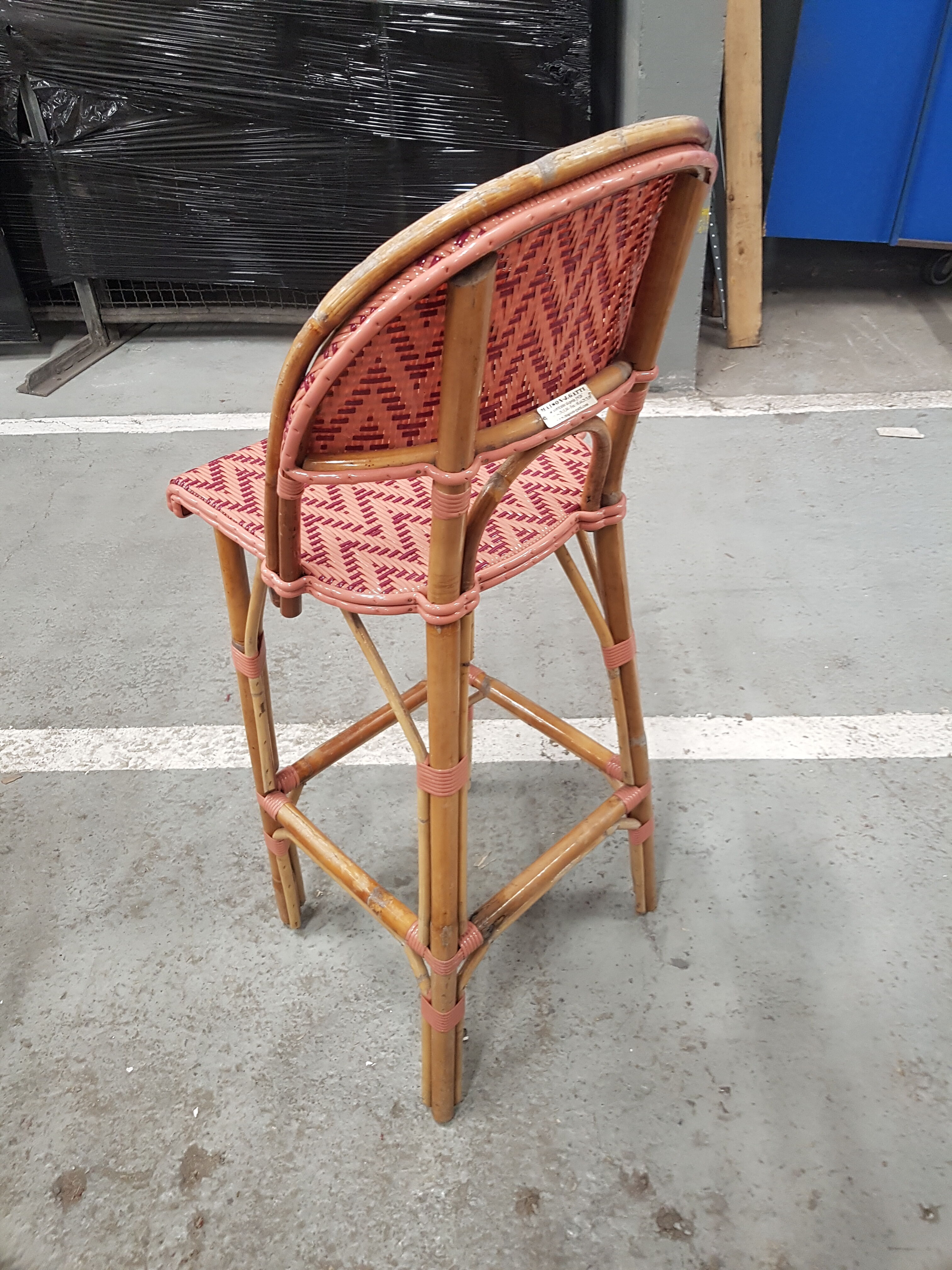 Pink high chair