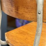 Vintage Pinewood Desk and Chair