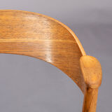 Danish Midcentury Armchair Model 32 by Kai Kristiansen in oak, 1960s