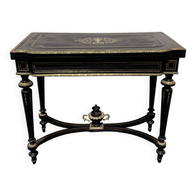 Console de jeu pliante d'époque Napoléon III