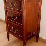 Commode d'entre deux de style Louis XVI en acajou XX siècle