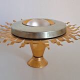 Plafonnier en métal doré
