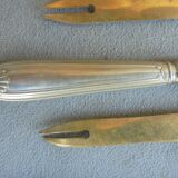 12 Antique Silver-Plated Melon Knives