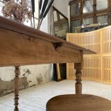 Walnut farmhouse table + extensions