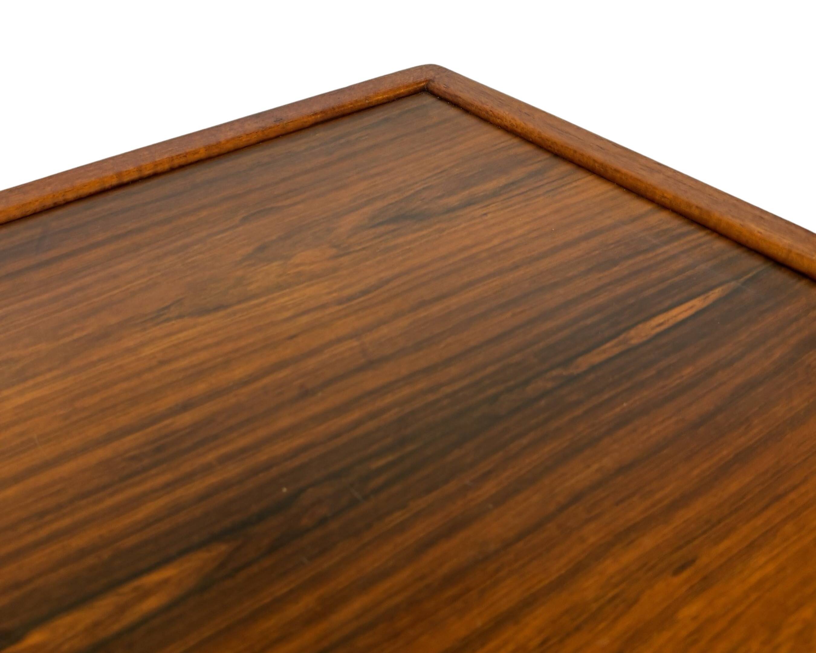 Vintage coffee table rosewood 70's design minimalist