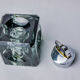 Black ice lighter by Antonio Imperatore, murano glass, Italy, 1970