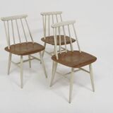 Set of 3 Scandinavian "Fanett" chairs by Ilmari Tapiovaara, Sweden, 1960
