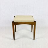 Vintage beige stool by Homa, 1970s