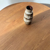 Tripod round table in solid oak