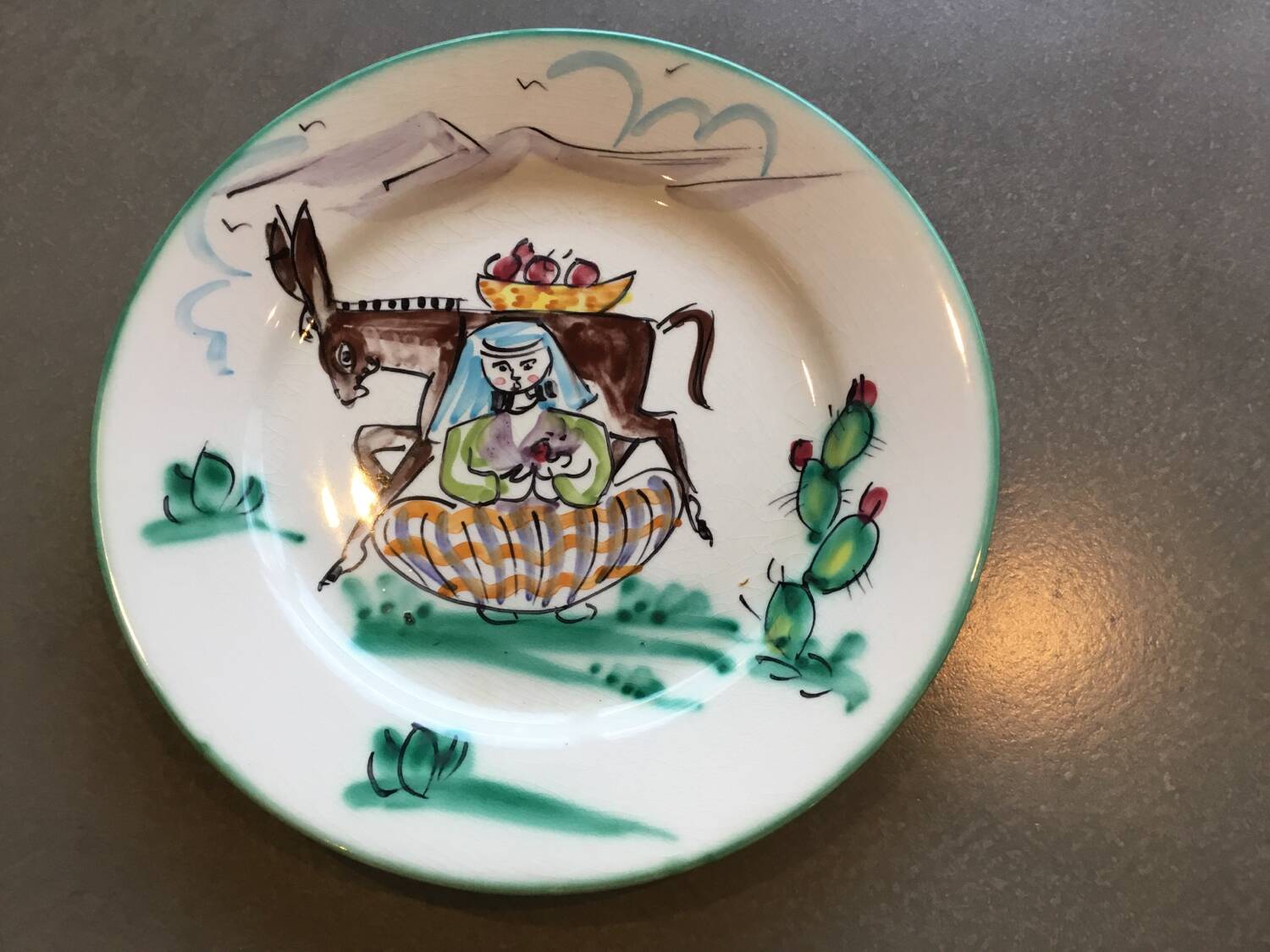 Pisapia Vietri Vintage plates